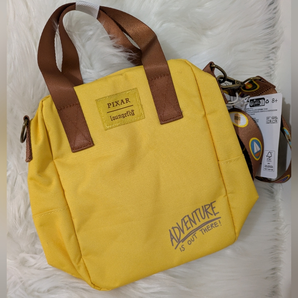 LAST DROP Loungefly Disney Pixar Up Russel Wilderness Explorer Crossbody Bag New - Picture 5 of 7